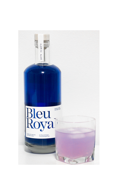 Gin "Bleu Royal" - Blue Pearl (Québec, Canada), Alcool et cocktails